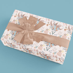 Boho-Junggesellinnenabschied-Muster Geschenkpapier