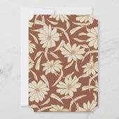 Boho Jungle Babydusche Einladung (Rückseite)