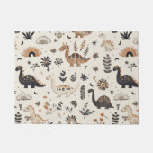 Boho Jungle Dinosaur Pattern Fußmatte (Vorderseite)