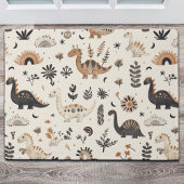 Boho Jungle Dinosaur Pattern Fußmatte
