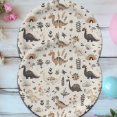 Boho Jungle Dinosaur Pattern Geburtstag Pappteller
