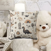 Boho Jungle Dinosaur Pattern Kissen