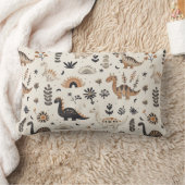 Boho Jungle Dinosaur Pattern Lendenkissen (Decke)