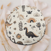 Boho Jungle Dinosaur Pattern