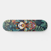 Boho Jungle Lion Skateboard (Horizontal)