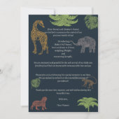 Boho Jungle Safari Baby Boy Geburtsankündigung Einladung (Vorderseite)
