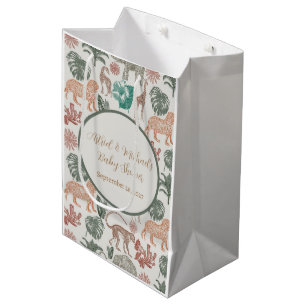 Boho Jungle Safari Baby Dusche Mittlere Geschenktüte