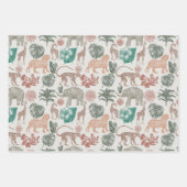 Boho Jungle Safari Geschenkpapier Set (Vorderseite 3)