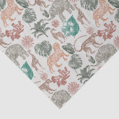 Boho Jungle Safari Seidenpapier (Ausschnitt)