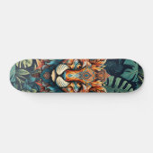 Boho Jungle Tiger Skateboard (Horizontal)
