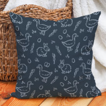 Boho-Jungs Ostern Süßer Hase Gans Dunkelblau