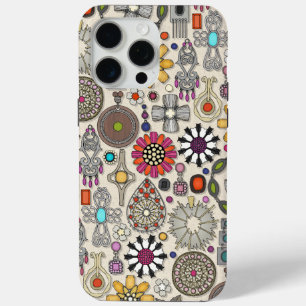 Boho-Juwel-Schätze Leinen Case-Mate iPhone Hülle