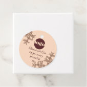 Boho-Kaffee mit Sorgfalt gebrüht Geschenk-Anhänger Geschenkanhänger (Beispiel)