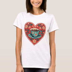 Boho-Kaffeeliebhaber T-Shirt