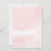 Boho Kaktus Succulents Brautparty-Einladung Einladung (Rückseite)