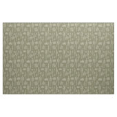 Boho-Kaktus Western Southern Neutral Moosgrün Stoff (Fat Quarter (45,7 x 55,9 cm))
