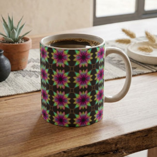 Boho-Kaleidoskop-Fest Kaffeetasse