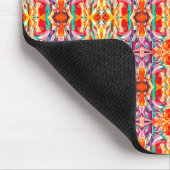 Boho-Kaleidoskop-Muster Mousepad (Ecke)