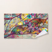 Boho Kaleidoskop - Natur Inspiriert Blumenstrauß - Badhandtuch Set (Handtuch)