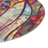 Boho Kaleidoskop - Natur Inspiriert Blumenstrauß - Schneidebrett (Ecke)