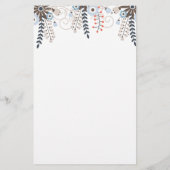 Boho Kangaroo Boy Baby Shooter Bingo Game (Rückseite)