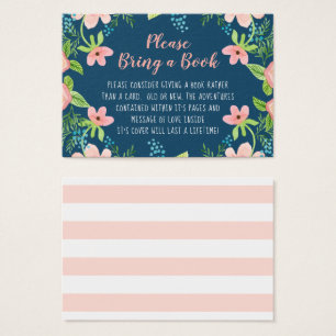 Boho kardieren modernes BlumenBabyparty-Buch