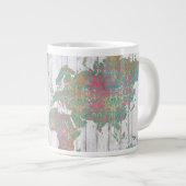 Boho Karte II Jumbo-Tasse (Vorderseite Rechts)