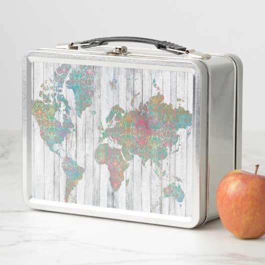 Boho Karte II Metall Lunch Box (Beispiel)