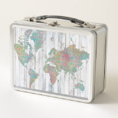 Boho Karte II Metall Lunch Box (Vorderseite)