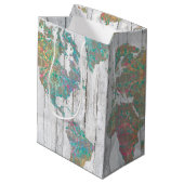 Boho Karte II Mittlere Geschenktüte (Rückseite Schrägansicht)