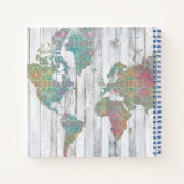 Boho Karte II Notizblock (Rückseite)