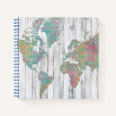 Boho Karte II Notizblock (Vorderseite)