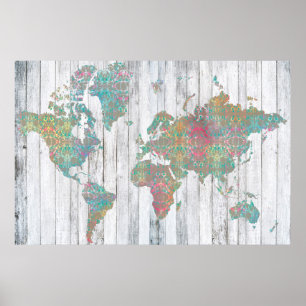 Boho Karte II Poster