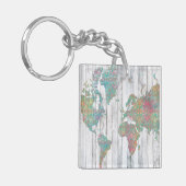 Boho Karte II Schlüsselanhänger (Vorderseite links)