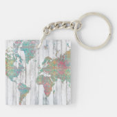 Boho Karte II Schlüsselanhänger (Rückseite)