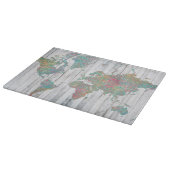 Boho Karte II Schneidebrett (Ecke)