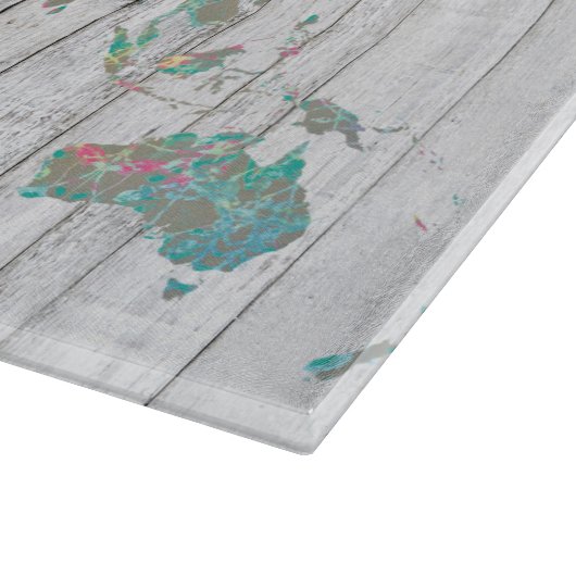 Boho Karte II Schneidebrett (Ecke)