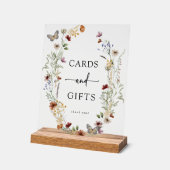 Boho-Karten-Geschenke-Acrylschild Acrylschild (Winkel)