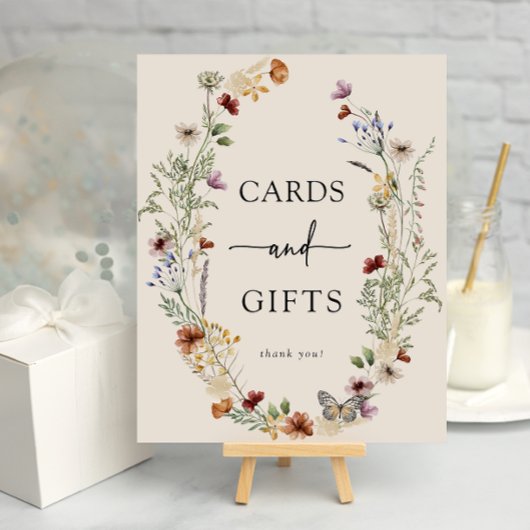 Boho-Karten und Geschenke Poster