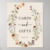 Boho-Karten und Geschenke Poster (Vorne)
