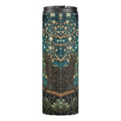 Boho-Katze Sternenhimmel Waldlandschaft Thermosbecher (Rückseite)