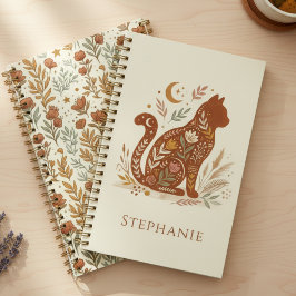 Boho-Katzen-Planer – Himmlisches Katzen-Geschenk Planer