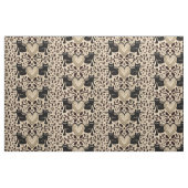 Boho Katzen und Herzen in den Tones der Erde Stoff (Fat Quarter (45,7 x 55,9 cm))