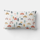 Boho Kids Cars, Trees & Clouds Muster Lendenkissen (Rückseite)