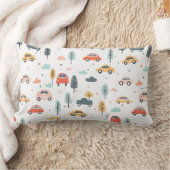 Boho Kids Cars, Trees & Clouds Muster Lendenkissen (Decke)