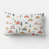 Boho Kids Cars, Trees & Clouds Muster Lendenkissen (Vorderseite)