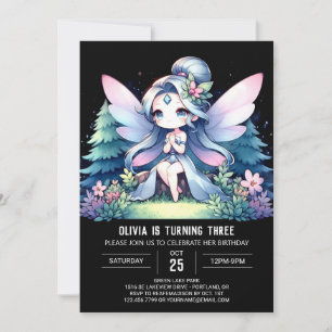 Boho Kids Fairy Birthday Einladung