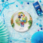 Boho Kids Parrot Birthday Pappteller<br><div class="desc">Servieren Sie Lächeln mit unseren skurrilen Boho Kids Parrot Geburtstagspapier-Tellern! Diese Teller sind so konzipiert, dass sie Ihren Feierlichkeiten einen anregenden Charme verleihen. Freuen Sie sich auf reizvolle Papagei-Designs mit böhmischen Dekorationen und sanften, erdigen Tönen. Egal, ob Sie Sandwiches, Snacks oder Kuchenscheiben servieren, diese Teller sind der Aufgabe gewachsen. Mit...</div>