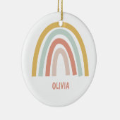 Boho Kids Rainbow Keramik Ornament (Rechts)