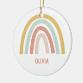 Boho Kids Rainbow Keramik Ornament (Links)